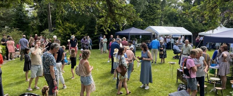 Garden party at Bishopscrpft